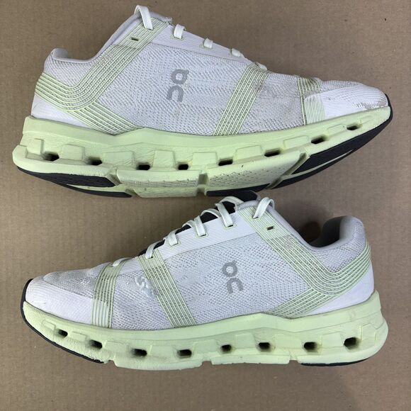 On Cloud Cloudgo Running Shoes Womens Size 9.5 White Meadow Green - Picture 5 of 12